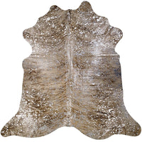 Brindle Tan & Silver Cowhides *One Size*