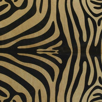 Zebra Black on Beige